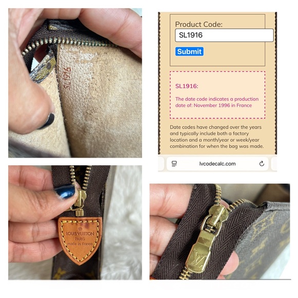 Vintage LOUIS VUITTON Monogram Toiletry 19 Pouch Clutch Bag Brown Authentic - Picture 3 of 17